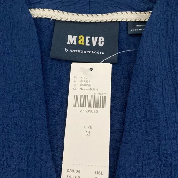 NWT Anthropologie Maeve blue Blouse/Top - Picture 3 of 10